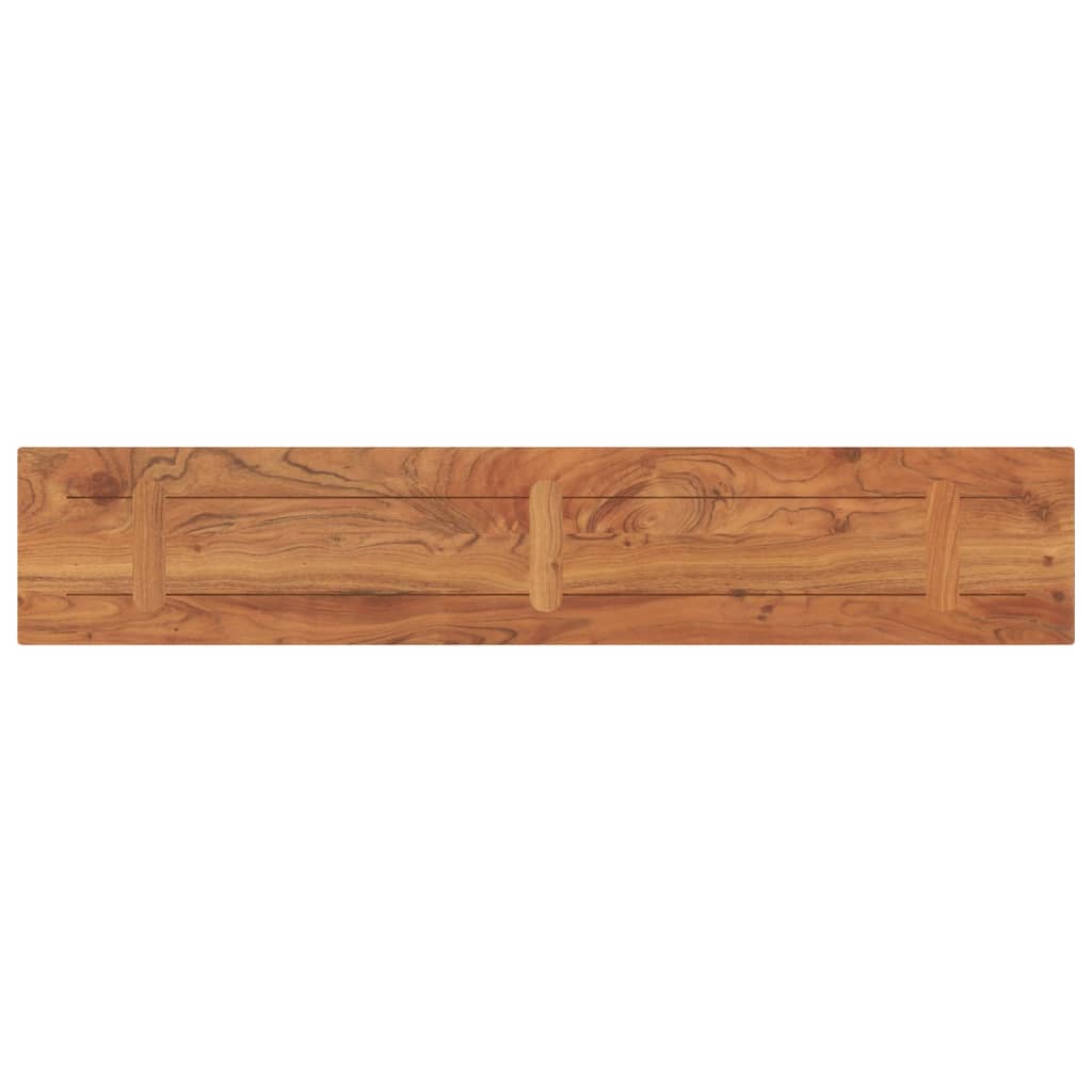 Dessus de table 180x30x3,8cm rectangulaire bois massif d'acacia - XIOS