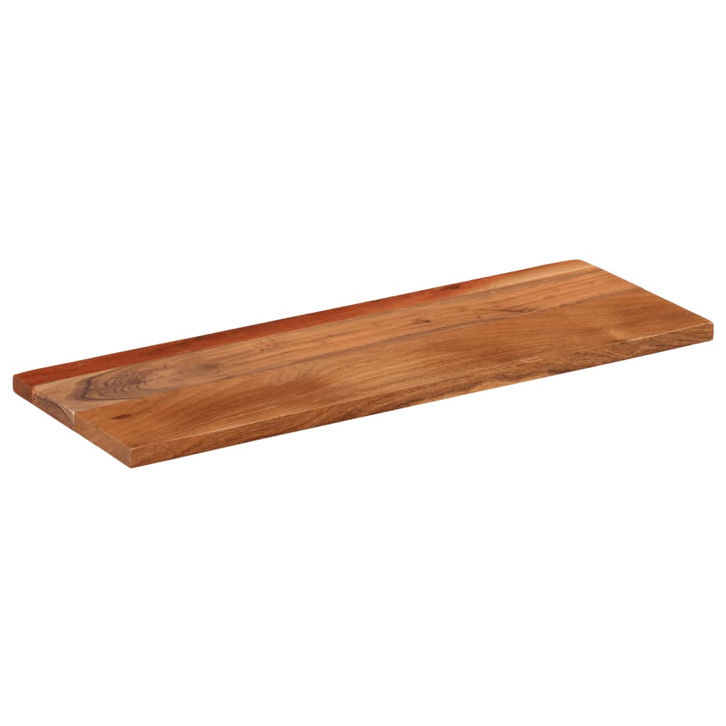 Dessus de table 80x40x3,8 cm rectangulaire bois massif d'acacia - XIOS