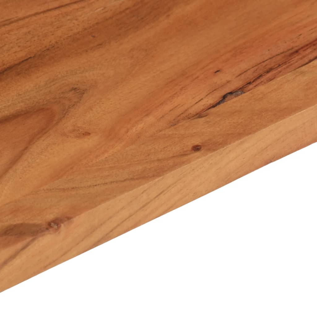 Dessus de table 80x40x3,8 cm rectangulaire bois massif d'acacia - XIOS