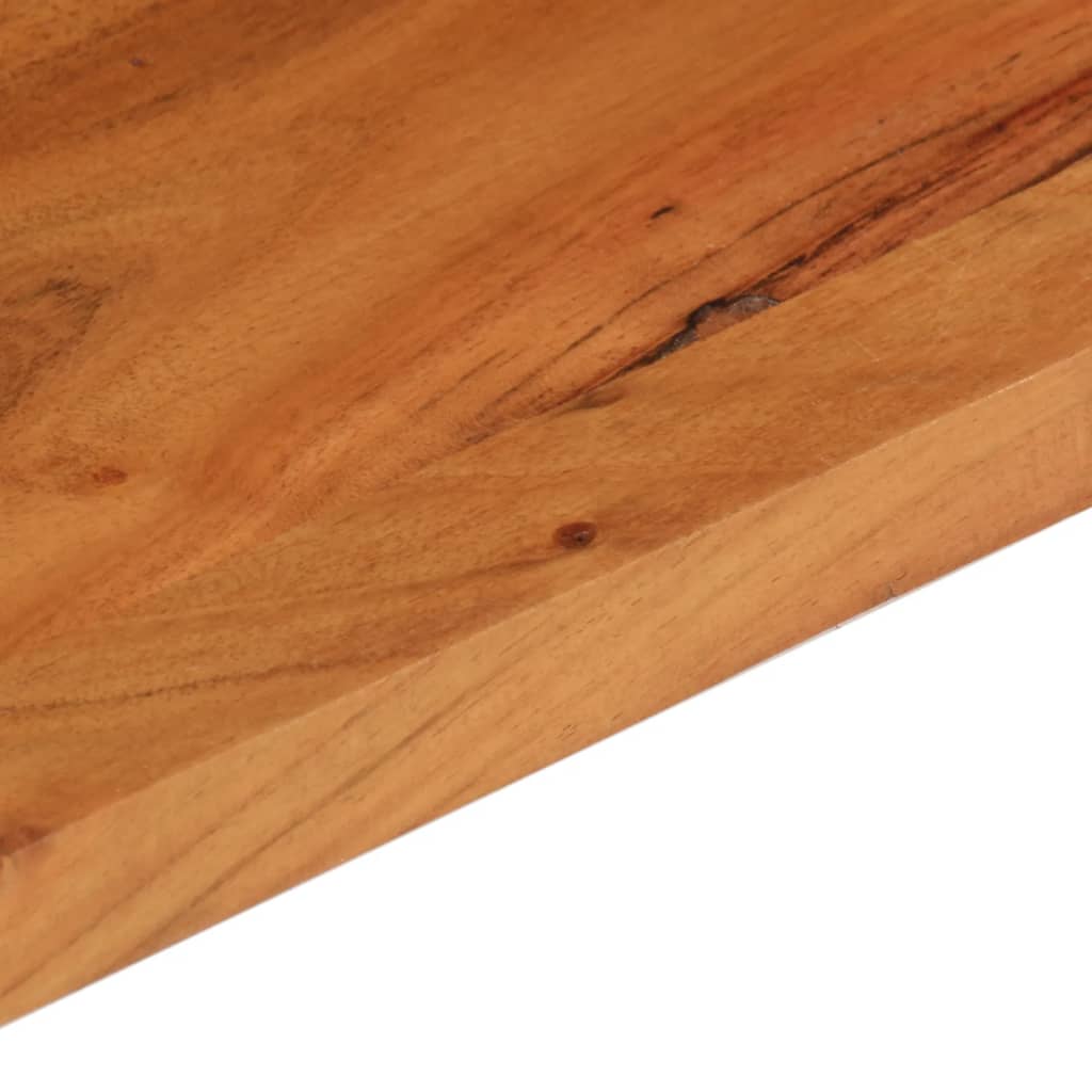Dessus de table 70x60x3,8 cm rectangulaire bois massif d'acacia - XIOS