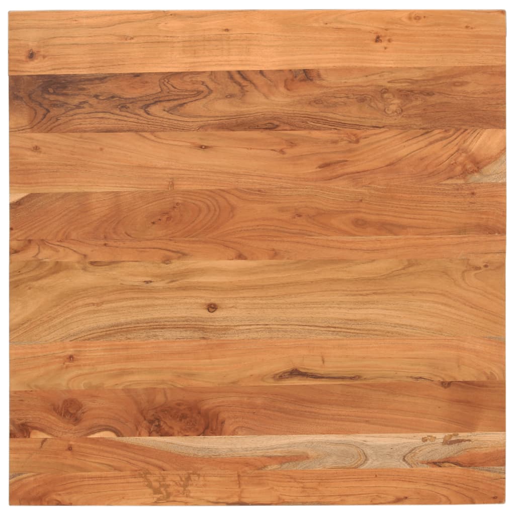 Dessus de table 70x70x3,8 cm carré bois massif d'acacia - XIOS