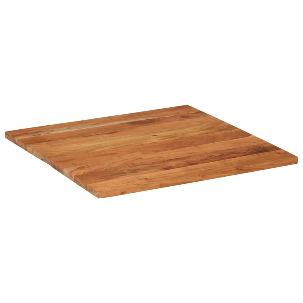 Dessus de table 70x70x3,8 cm carré bois massif d'acacia - XIOS