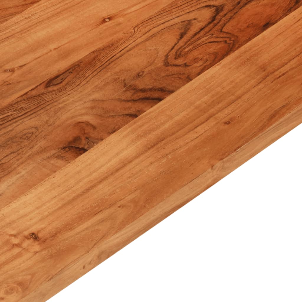 Dessus de table 80x80x3,8 cm carré bois massif d'acacia - XIOS