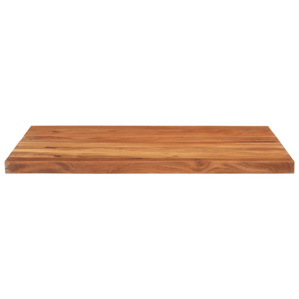 Dessus de table 90x80x3,8 cm rectangulaire bois massif d'acacia - XIOS