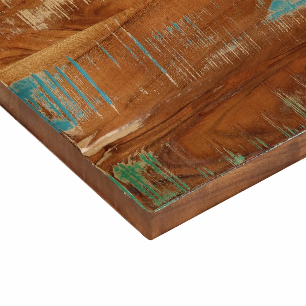 Dessus de table 50x20x2,5 cm rectangulaire bois massif récupéré - XIOS