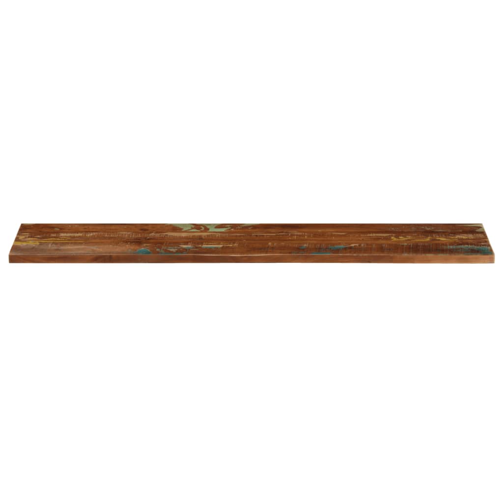 Dessus de table 140x20x3,8cm rectangulaire bois massif récupéré - XIOS