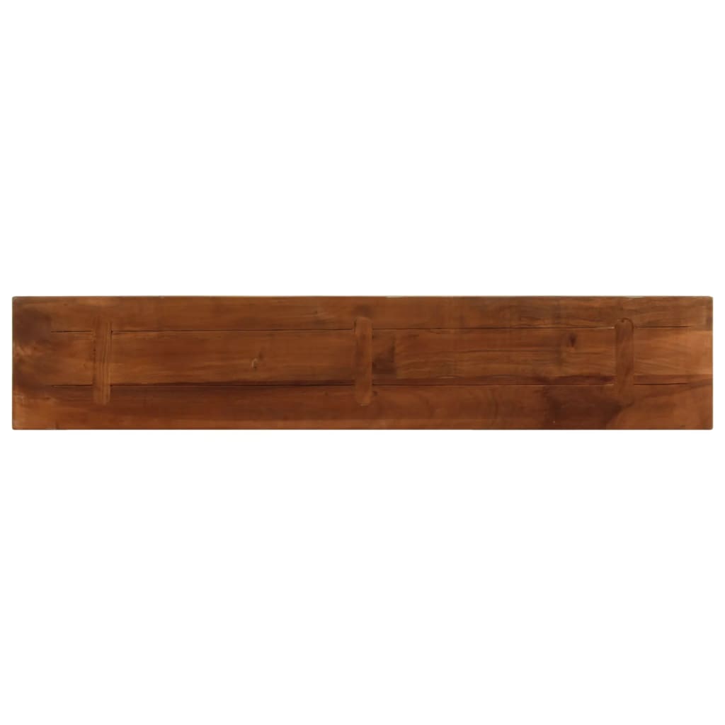 Dessus de table 140x20x3,8cm rectangulaire bois massif récupéré - XIOS