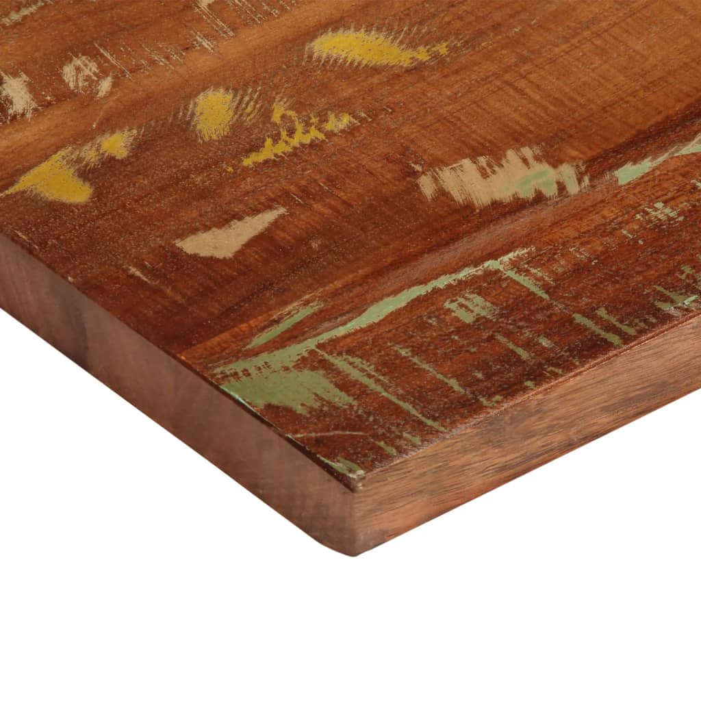 Dessus de table 140x20x3,8cm rectangulaire bois massif récupéré - XIOS