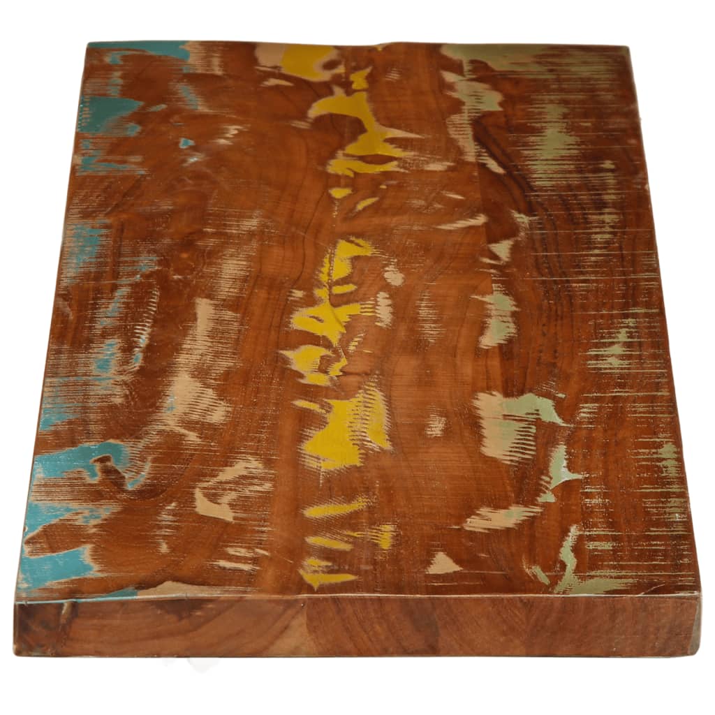 Dessus de table 100x40x3,8cm rectangulaire bois massif récupéré - XIOS