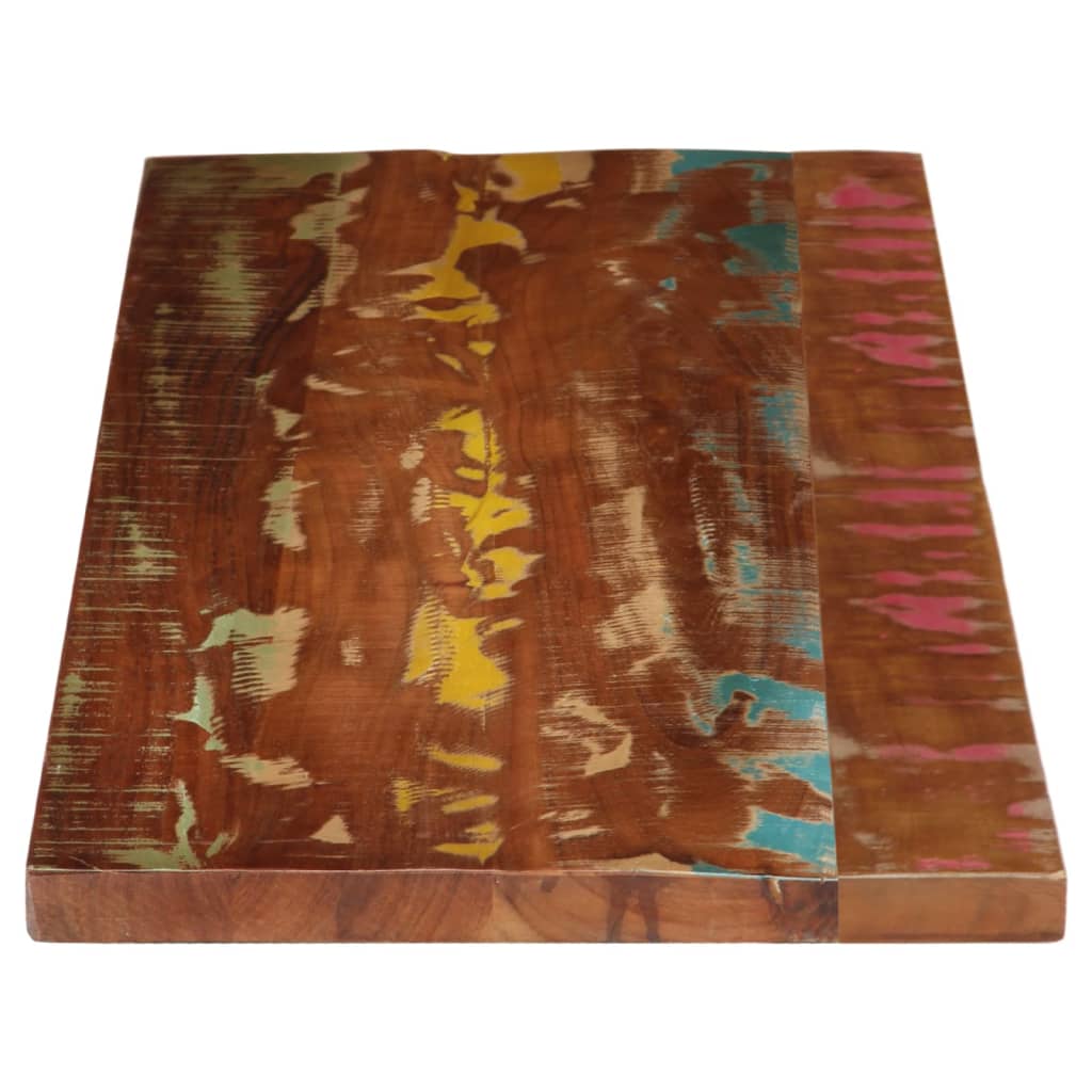 Dessus de table 140x50x3,8cm rectangulaire bois massif récupéré - XIOS