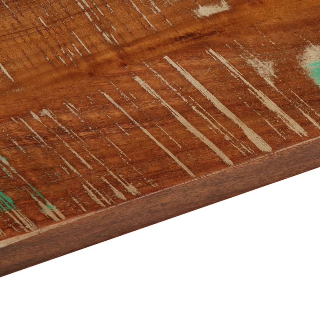 Dessus de table 60x60x3,8 cm carré bois massif de récupération - XIOS