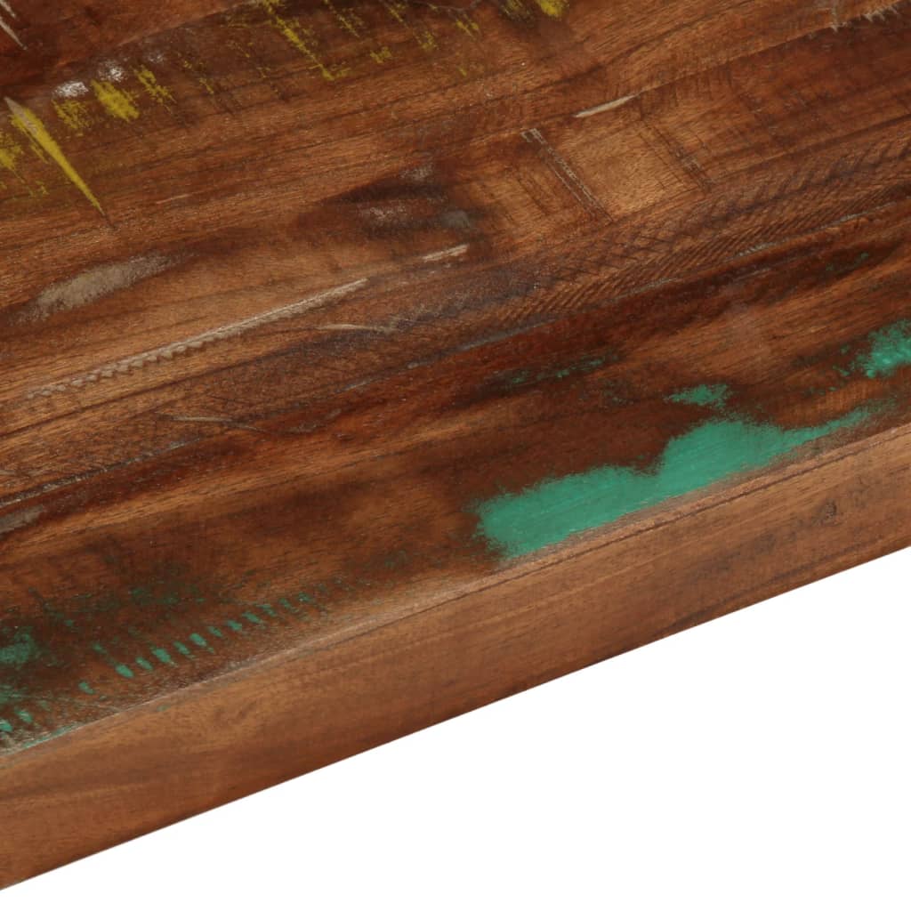 Dessus de table 70x70x3,8 cm carré bois massif de récupération - XIOS