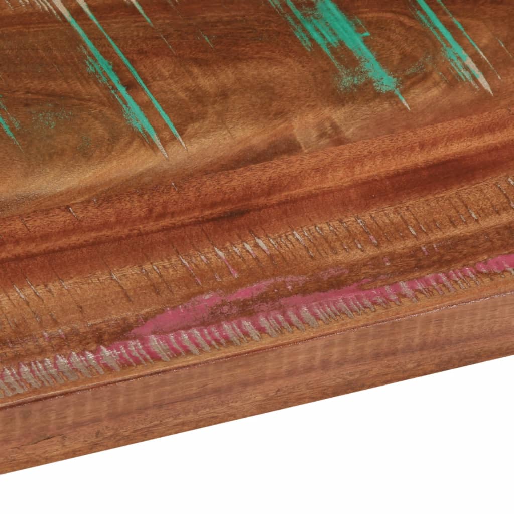 Dessus de table 100x80x3,8cm rectangulaire bois massif récupéré - XIOS