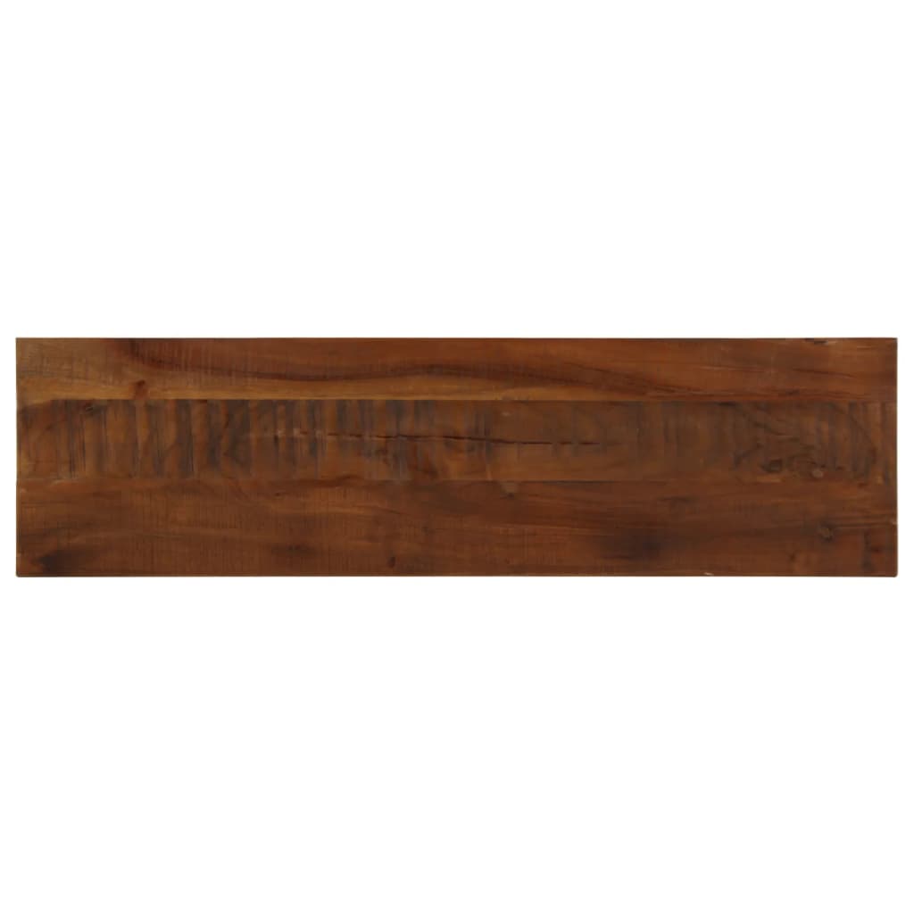 Dessus de table 100x40x2,5cm rectangulaire bois massif récupéré - XIOS