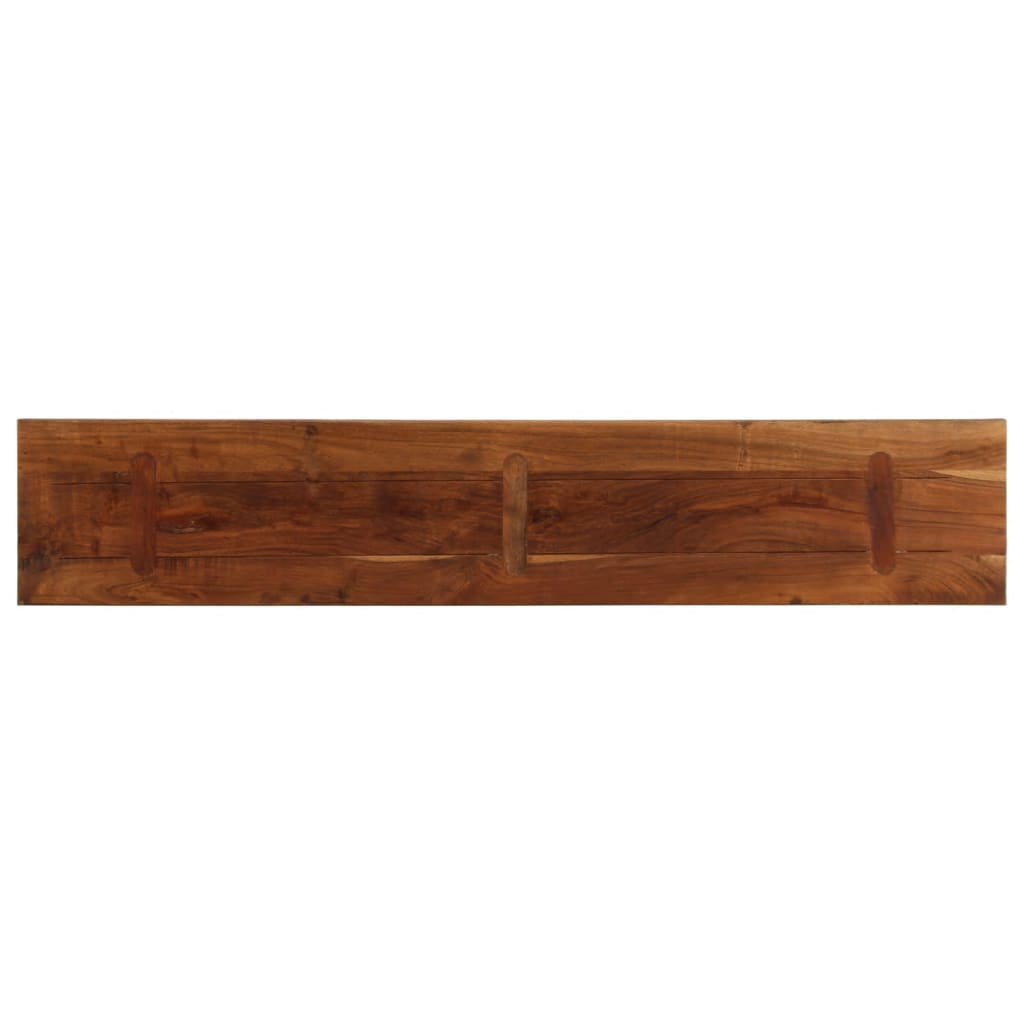 Dessus de table 140x40x2,5cm rectangulaire bois massif récupéré - XIOS