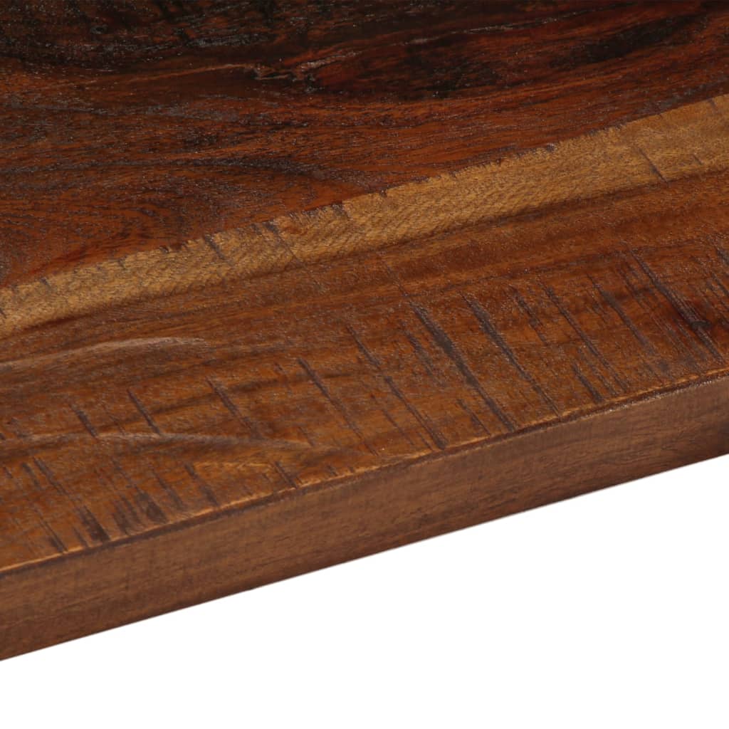 Dessus de table 140x40x2,5cm rectangulaire bois massif récupéré - XIOS