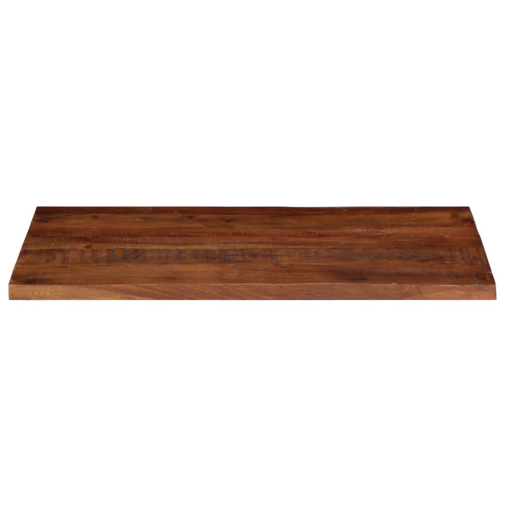 Dessus de table 110x50x2,5cm rectangulaire bois massif récupéré - XIOS