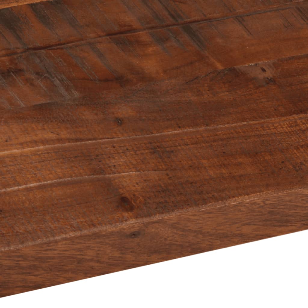 Dessus de table 110x50x2,5cm rectangulaire bois massif récupéré - XIOS