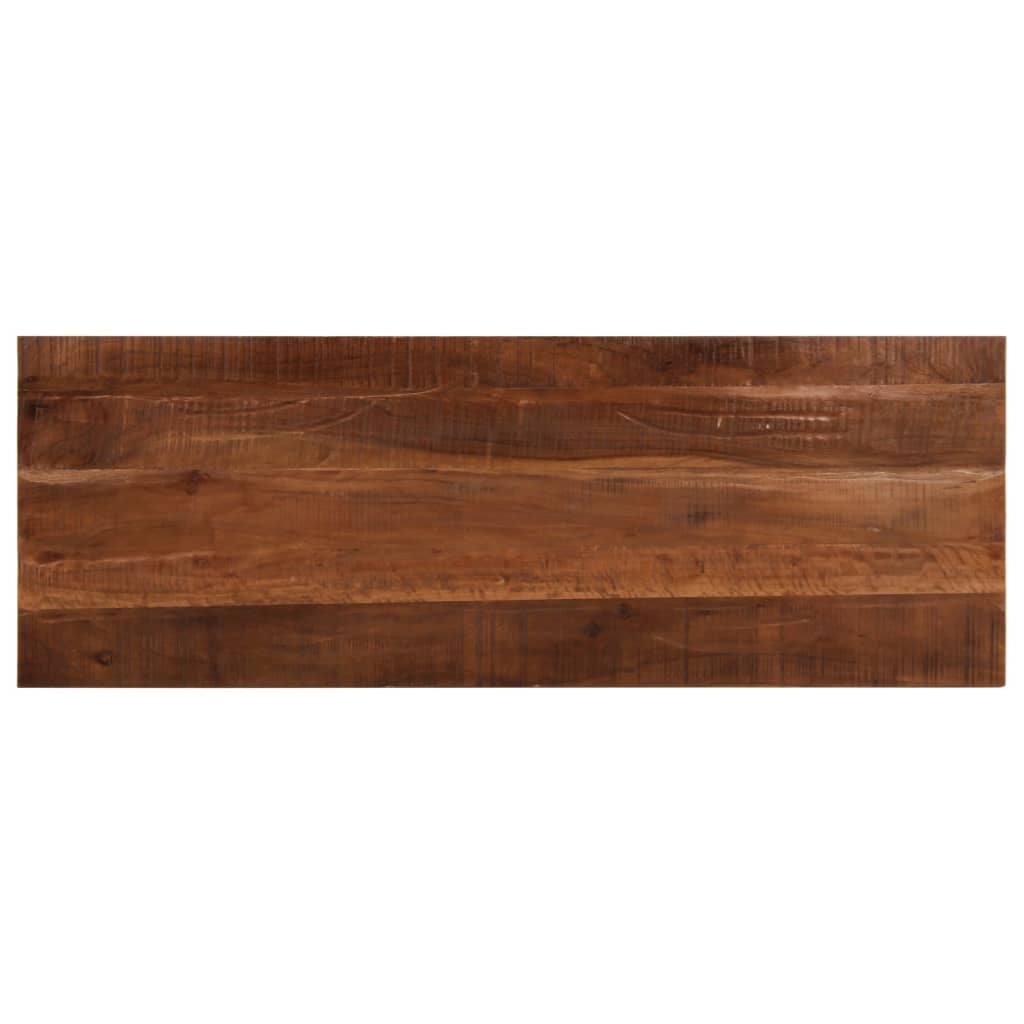 Dessus de table 140x50x2,5cm rectangulaire bois massif récupéré - XIOS