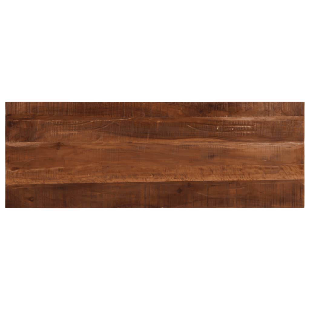 Dessus de table 140x60x2,5cm rectangulaire bois massif récupéré - XIOS