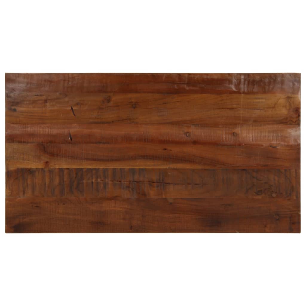 Dessus de table 100x70x2,5cm rectangulaire bois massif récupéré - XIOS