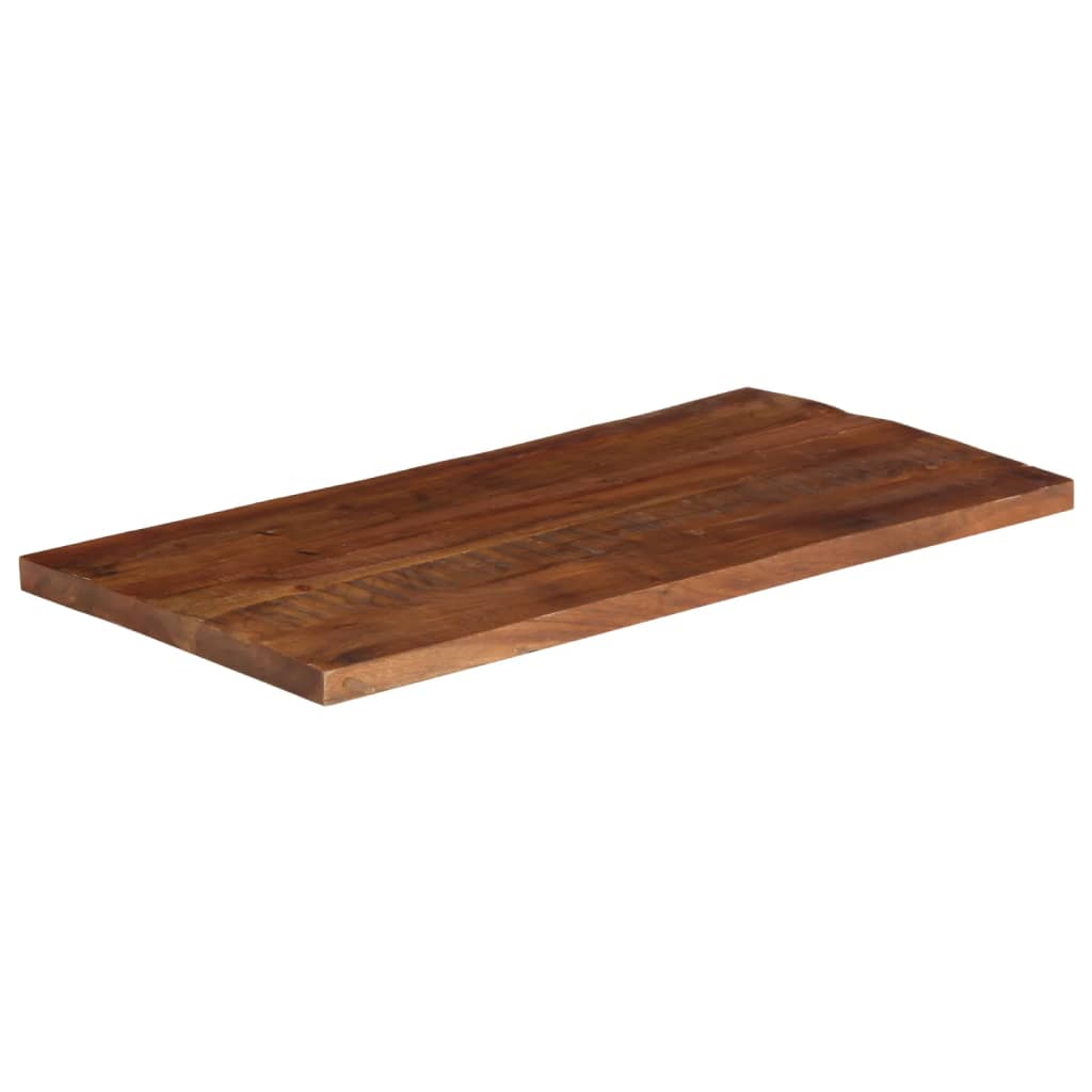 Dessus de table 100x70x2,5cm rectangulaire bois massif récupéré - XIOS