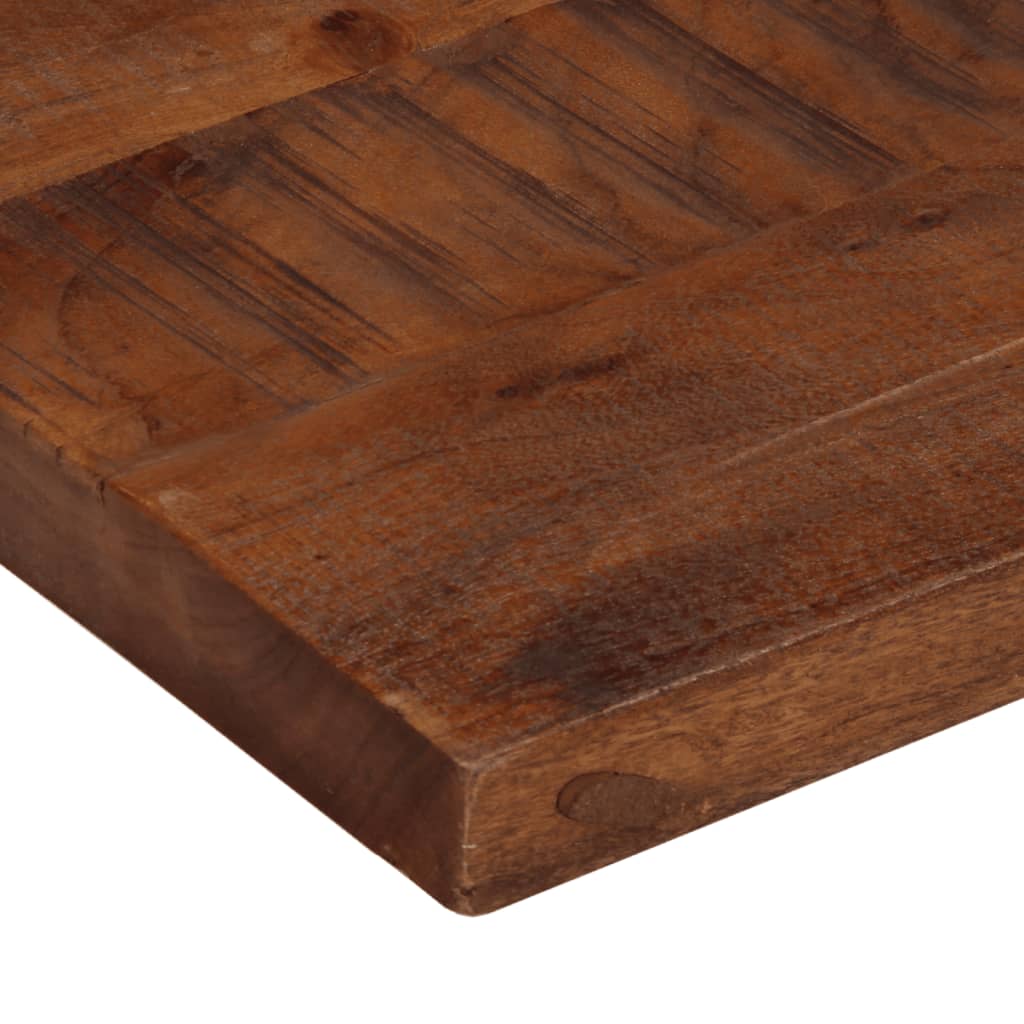Dessus de table 100x70x2,5cm rectangulaire bois massif récupéré - XIOS