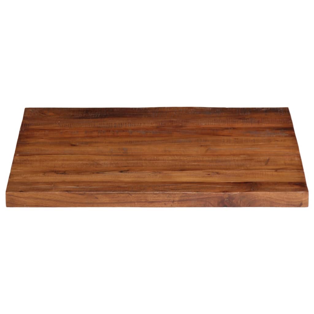 Dessus de table 90x90x2,5 cm carré bois massif de récupération - XIOS