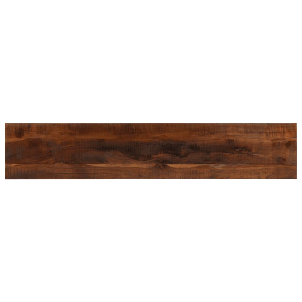 Dessus de table 180x20x3,8cm rectangulaire bois massif récupéré - XIOS