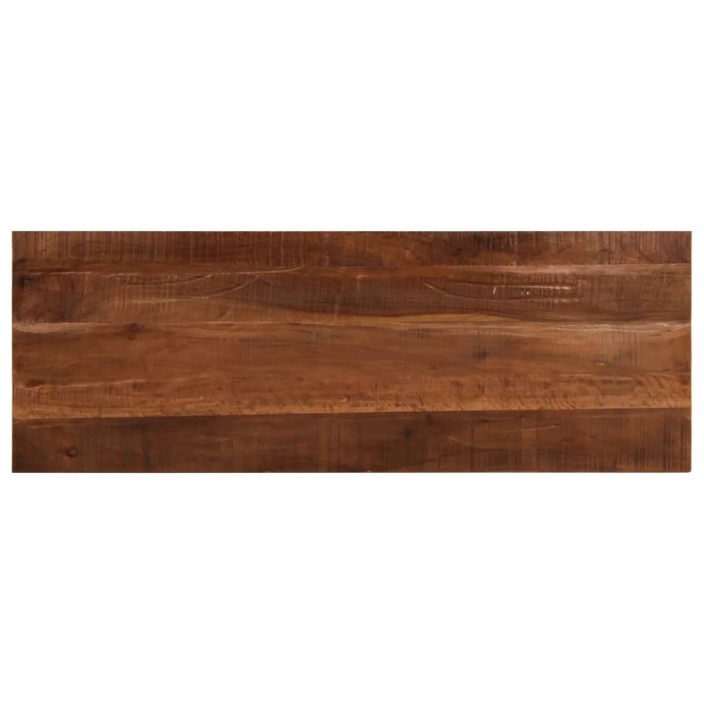 Dessus de table 140x60x3,8cm rectangulaire bois massif récupéré - XIOS