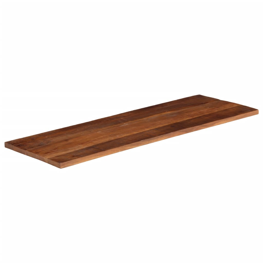 Dessus de table 140x60x3,8cm rectangulaire bois massif récupéré - XIOS