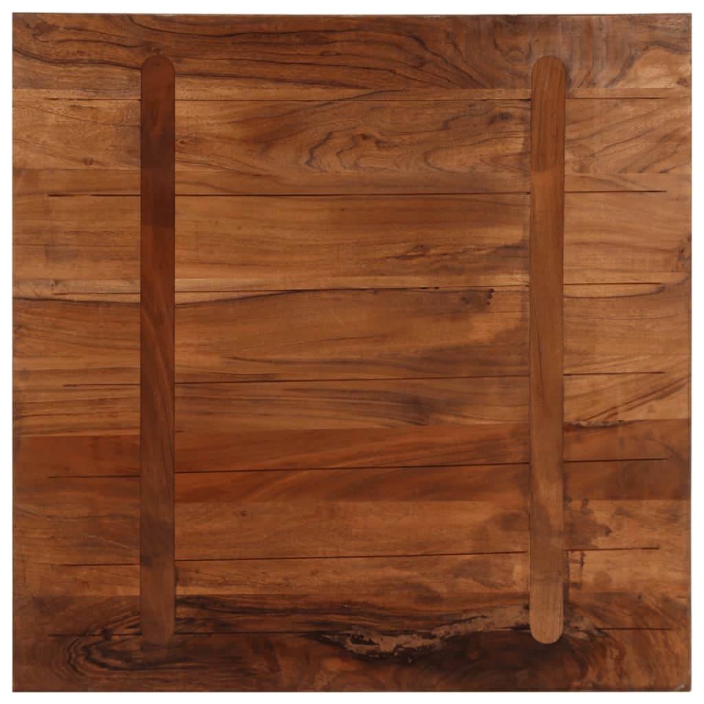 Dessus de table 70x70x3,8 cm carré bois massif de récupération - XIOS