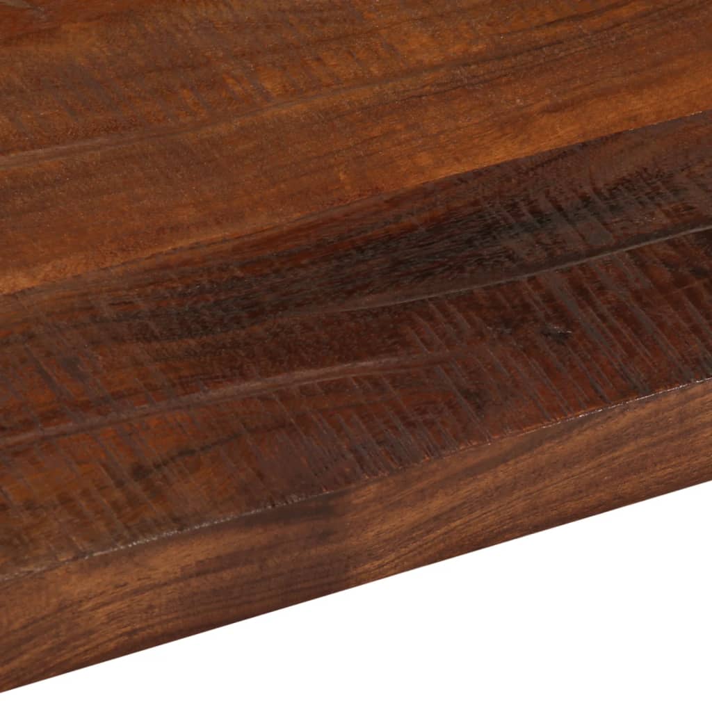 Dessus de table 70x70x3,8 cm carré bois massif de récupération - XIOS