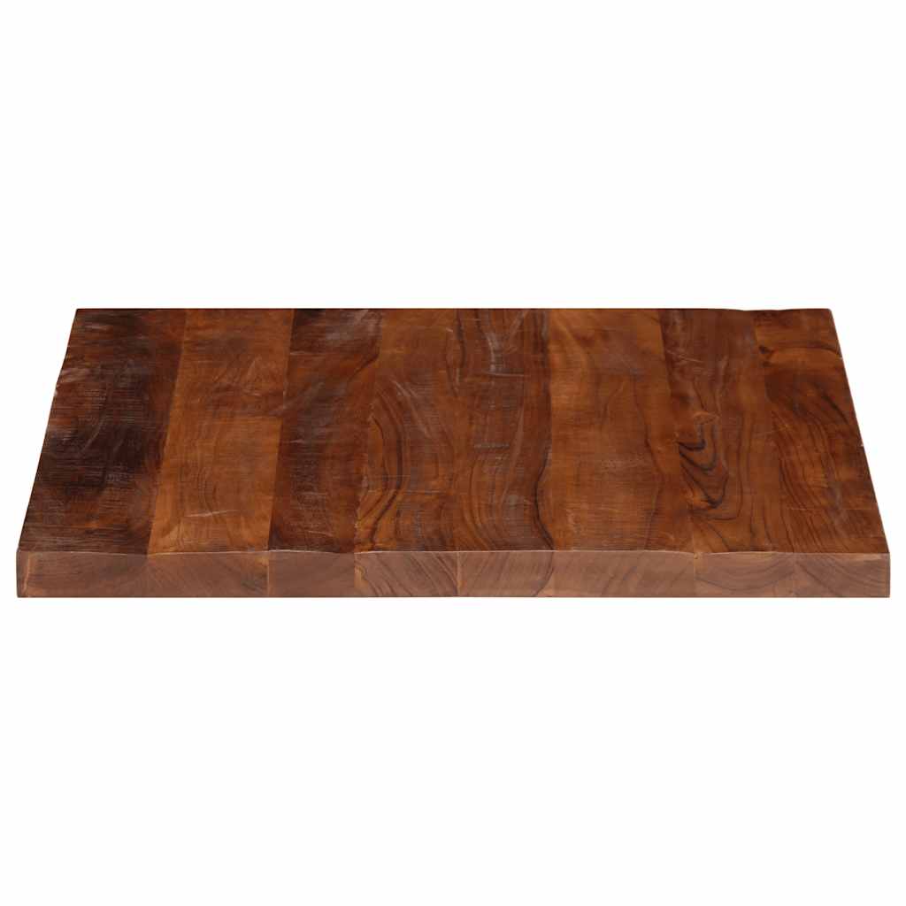 Dessus de table 90x90x3,8 cm carré bois massif de récupération - XIOS