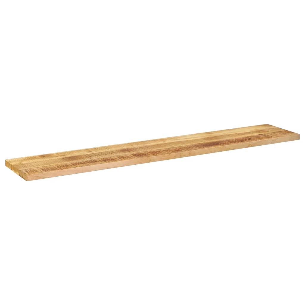 Dessus de table rectangulaire bois massif de manguier brut - XIOS