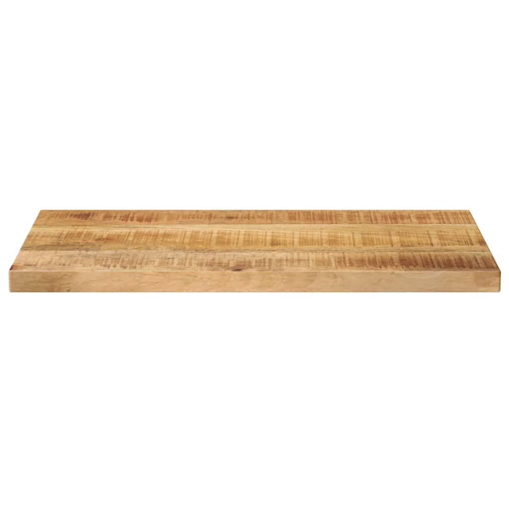 Dessus de table rectangulaire bois massif de manguier brut - XIOS