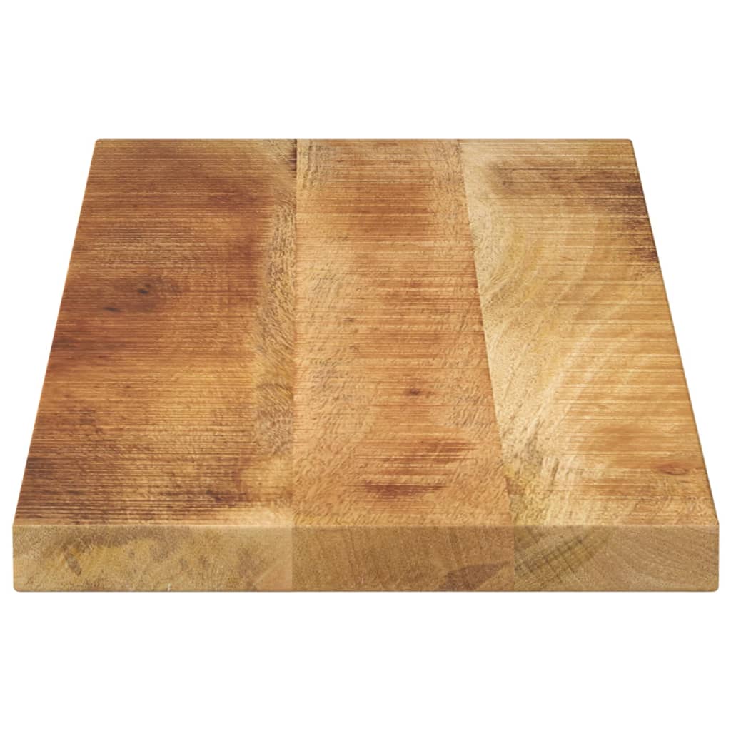 Dessus de table rectangulaire bois massif de manguier brut - XIOS