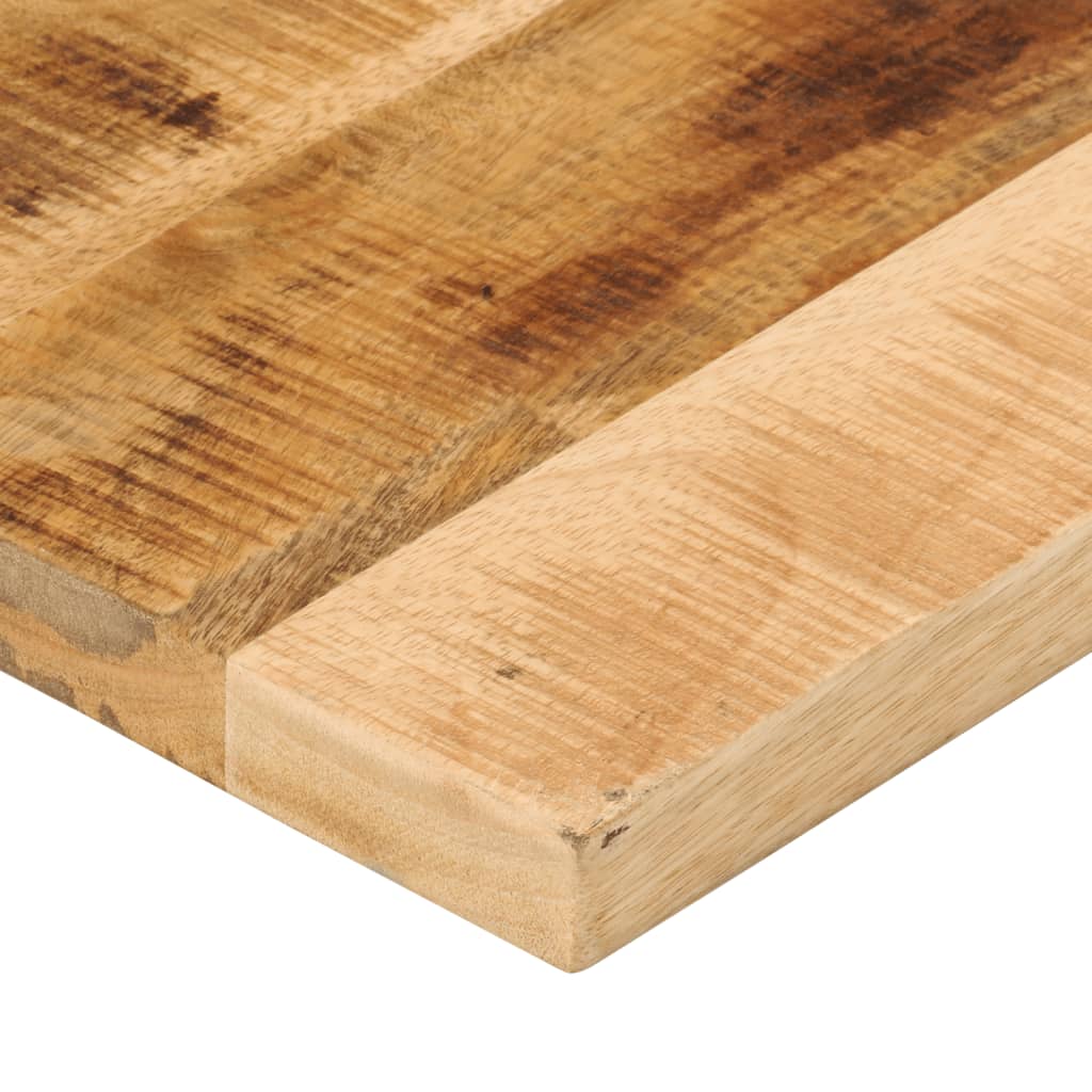 Dessus de table rectangulaire bois massif de manguier brut - XIOS