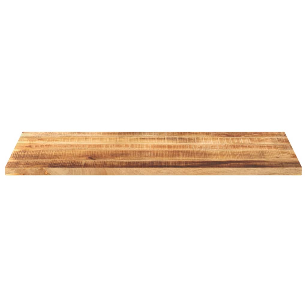 Dessus de table rectangulaire bois massif de manguier brut - XIOS