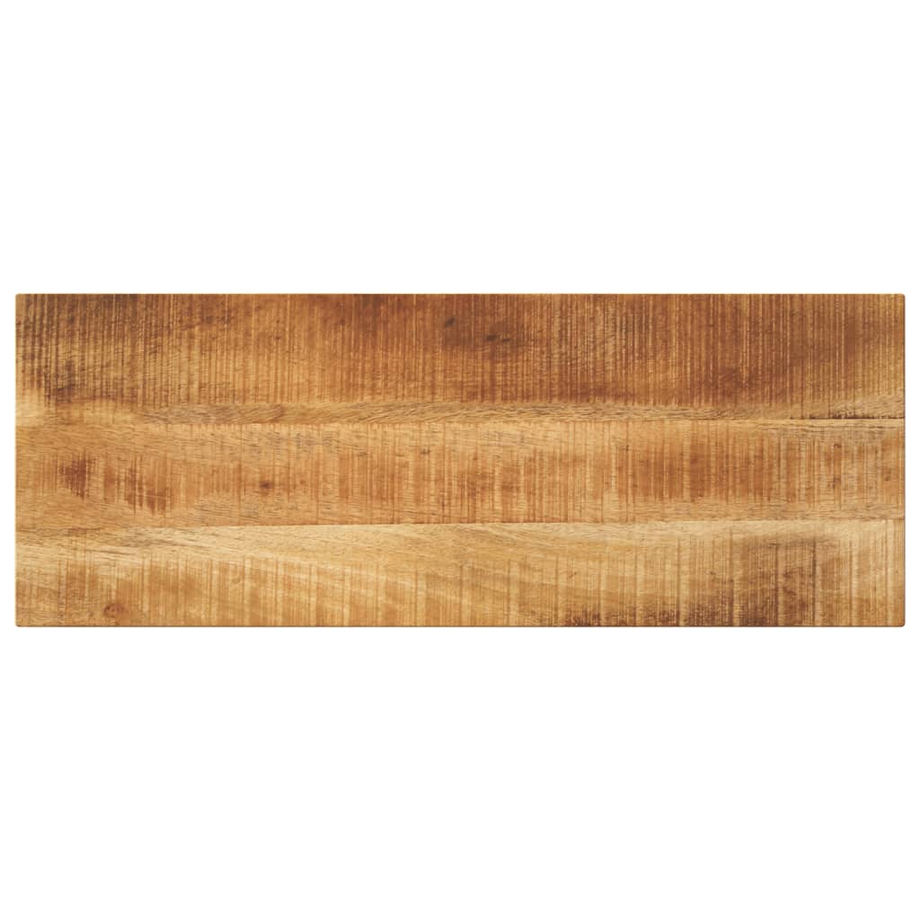 Dessus de table rectangulaire bois massif de manguier brut - XIOS