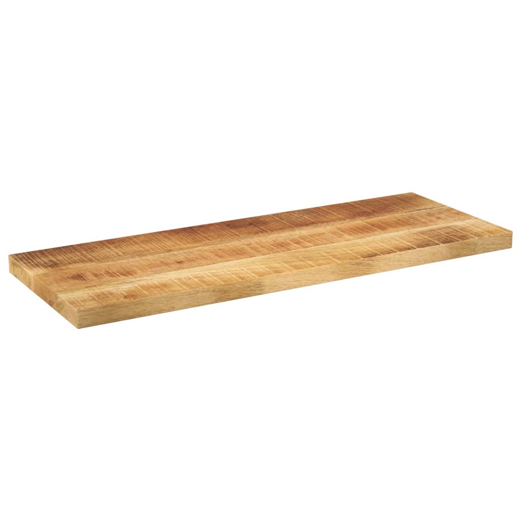 Dessus de table rectangulaire bois massif de manguier brut - XIOS