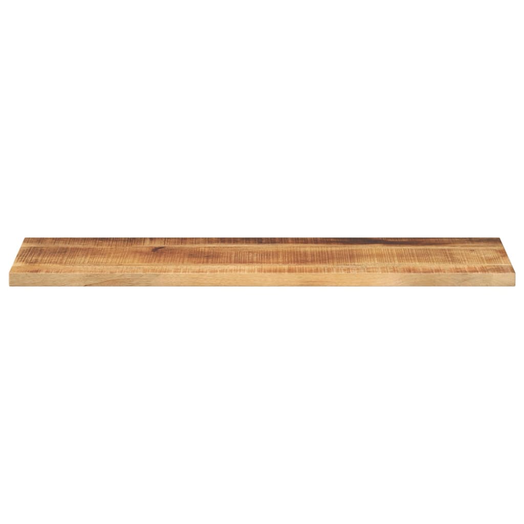 Dessus de table rectangulaire bois massif de manguier brut - XIOS
