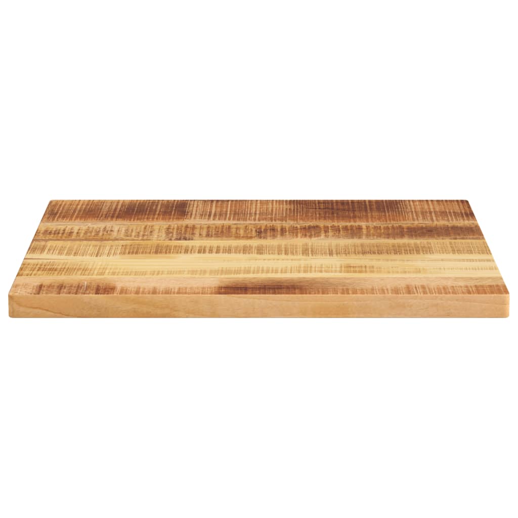 Dessus de table rectangulaire bois massif de manguier brut - XIOS