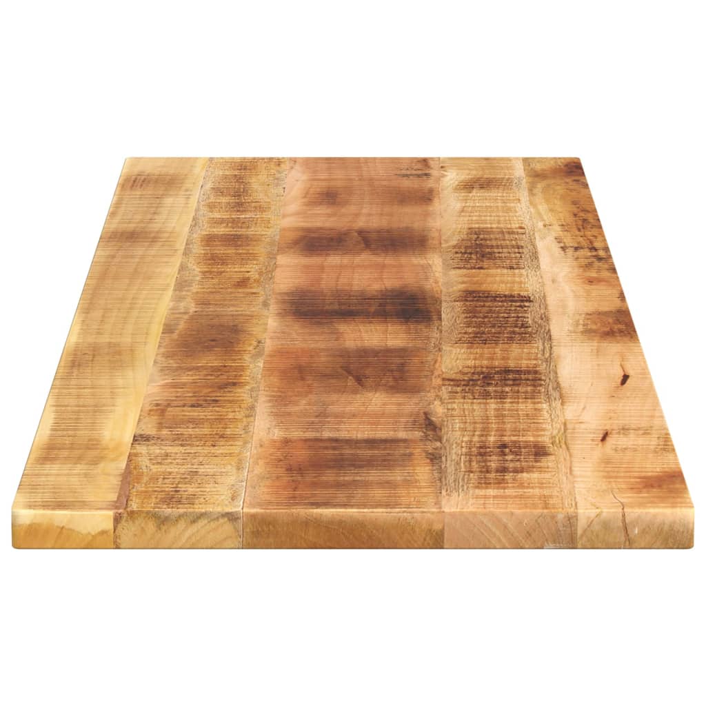 Dessus de table rectangulaire bois massif de manguier brut - XIOS