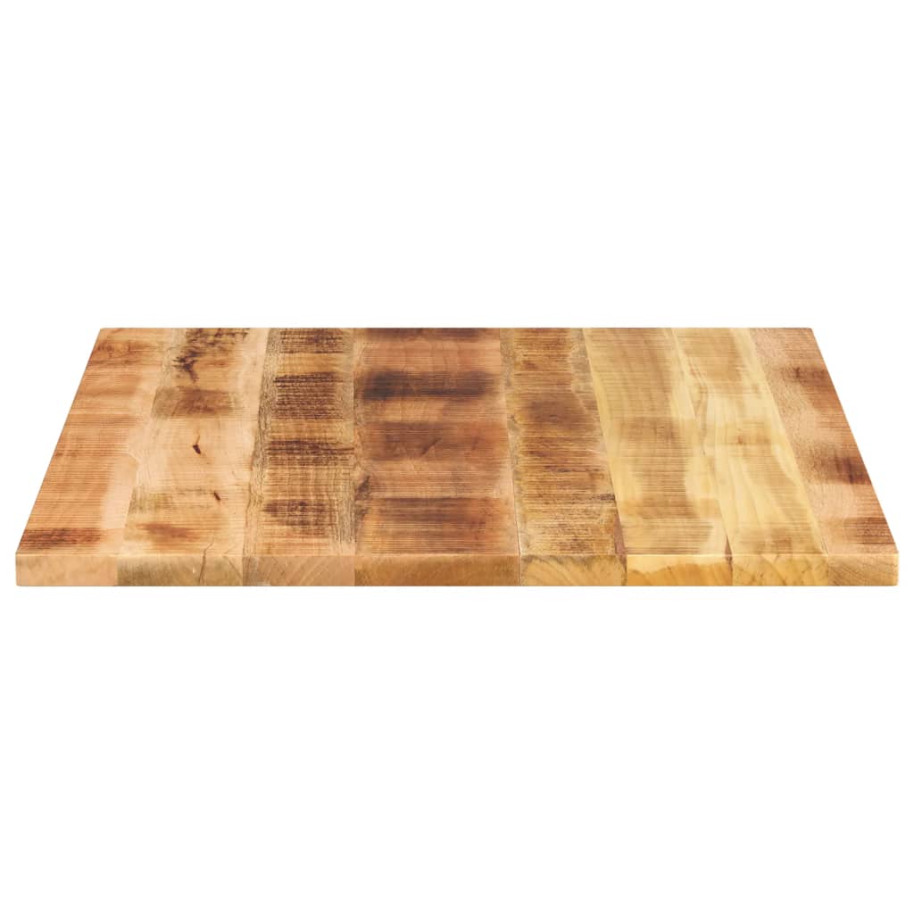 Dessus de table rectangulaire bois massif de manguier brut - XIOS