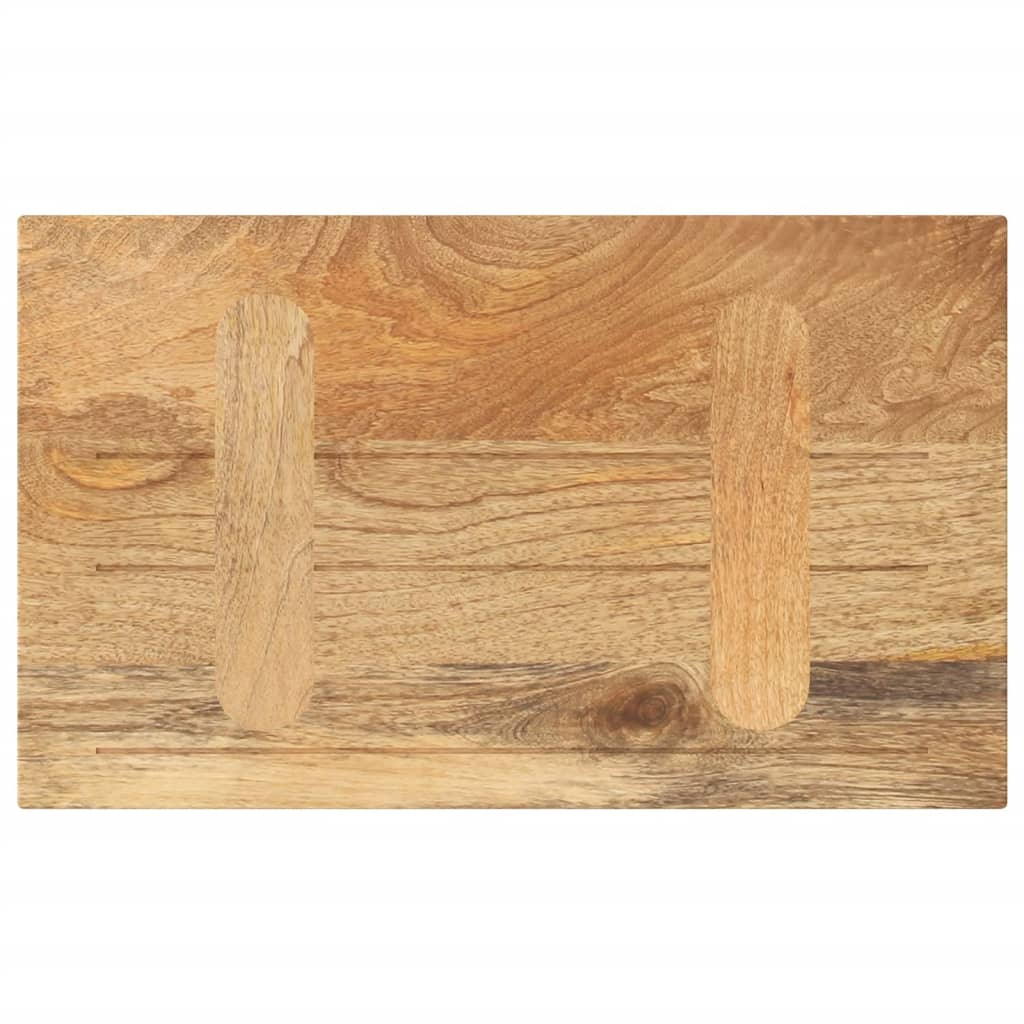 Dessus de table 60x30x2,5 cm rectangulaire bois massif manguier - XIOS