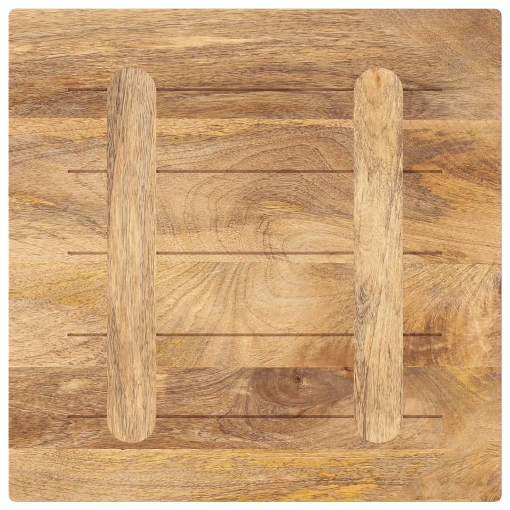 Dessus de table 40x40x2,5 cm carré bois massif manguier - XIOS