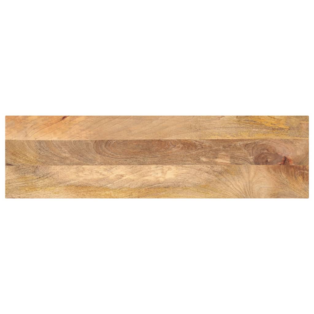 Dessus de table 120x40x2,5cm rectangulaire bois massif manguier - XIOS
