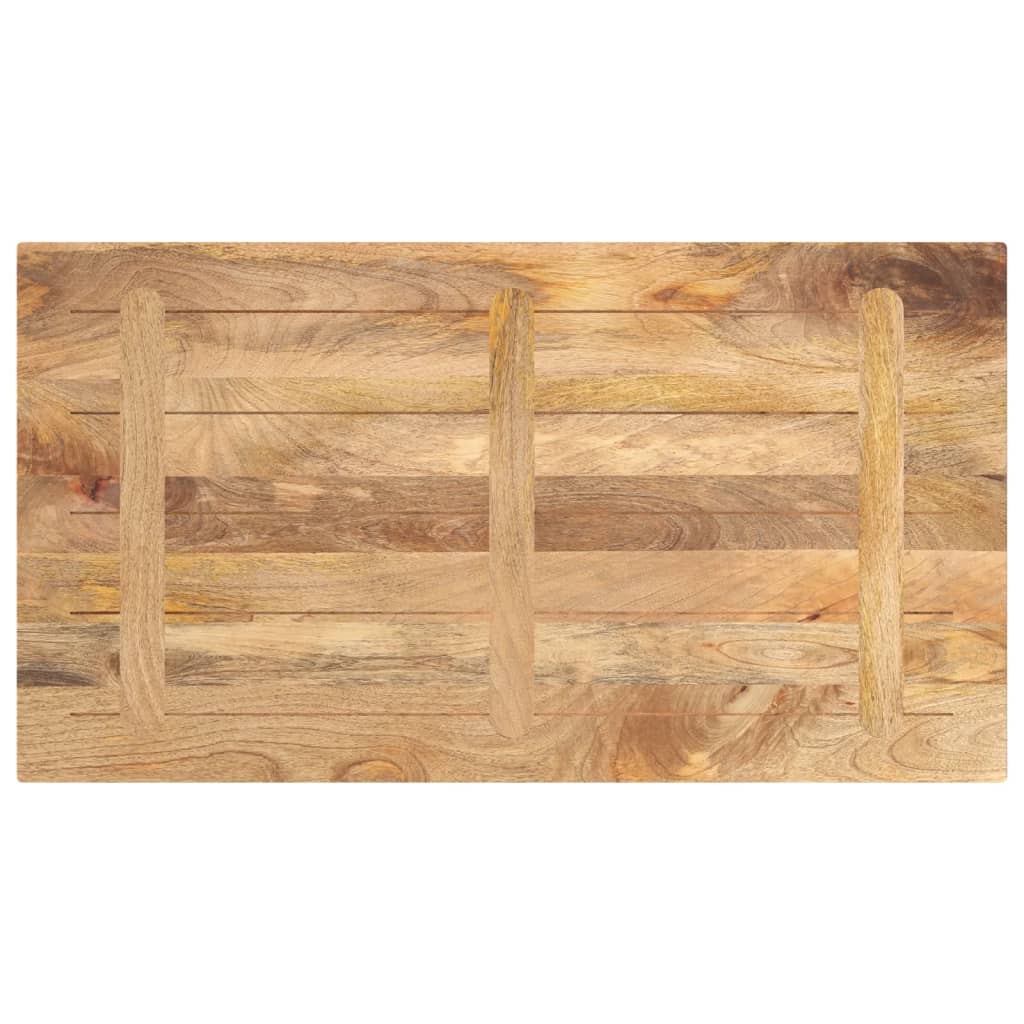 Dessus de table 100x50x2,5cm rectangulaire bois massif manguier Plateaux de table vidaXL