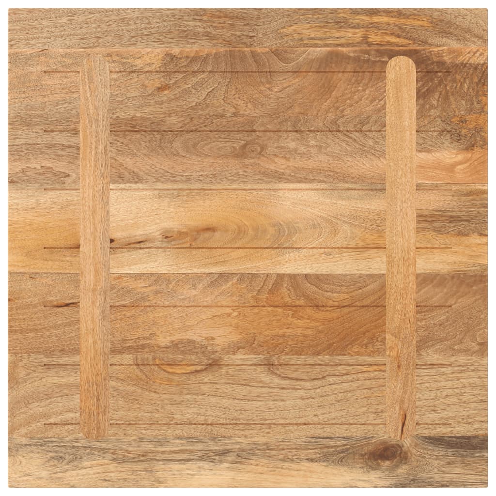 Dessus de table 80x80x2,5 cm carré bois massif de manguier - XIOS